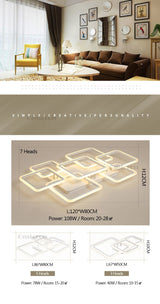 Modern led ceiling lights for living room bedroom Creative led ceiling Lampasas  techno planner led