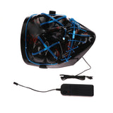 Halloween Mask LED Maske Light Up Party Masks Neon Maska Cosplay Mascara Horror Mascarillas Glow In Dark Masque V for Vendetta