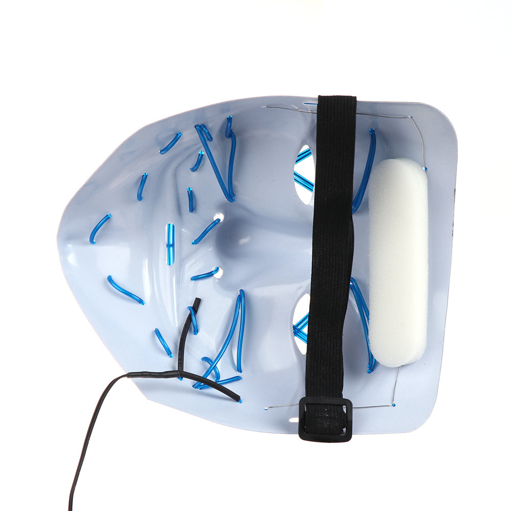 Halloween Mask LED Maske Light Up Party Masks Neon Maska Cosplay Mascara Horror Mascarillas Glow In Dark Masque V for Vendetta