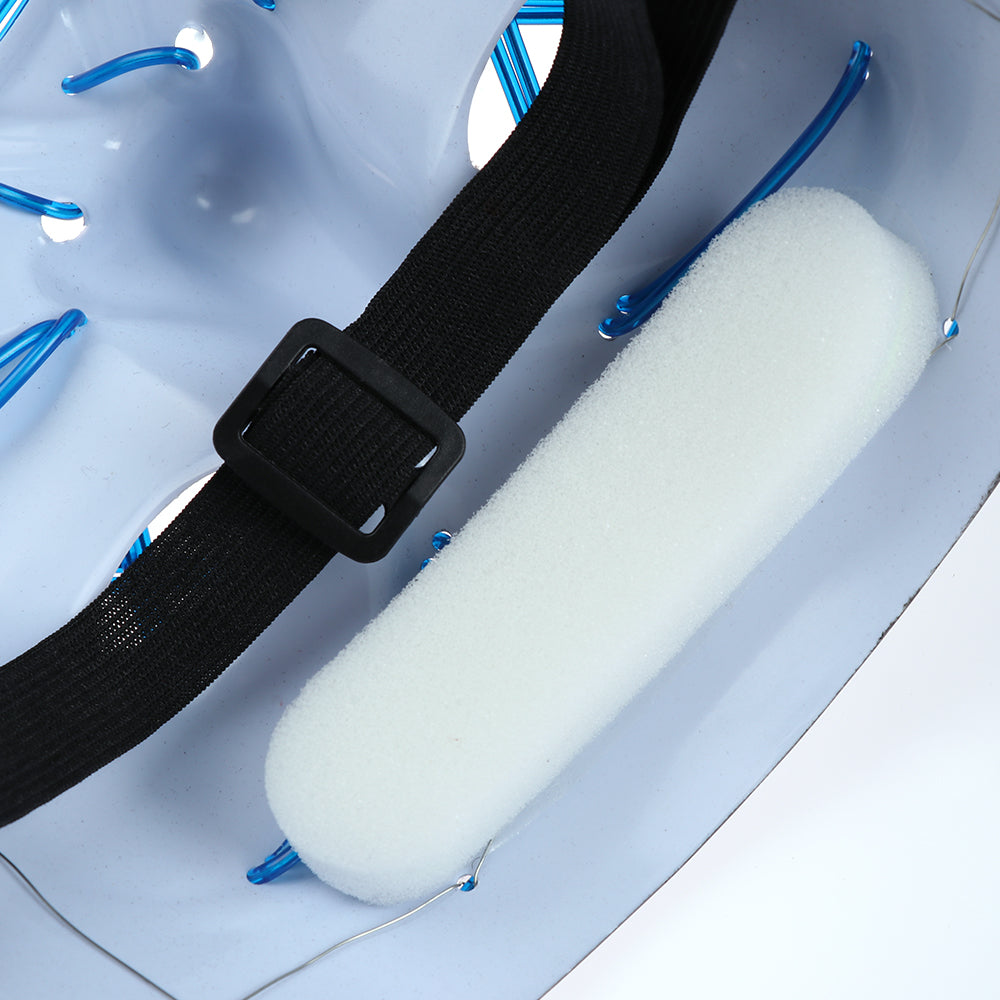 Halloween Mask LED Maske Light Up Party Masks Neon Maska Cosplay Mascara Horror Mascarillas Glow In Dark Masque V for Vendetta