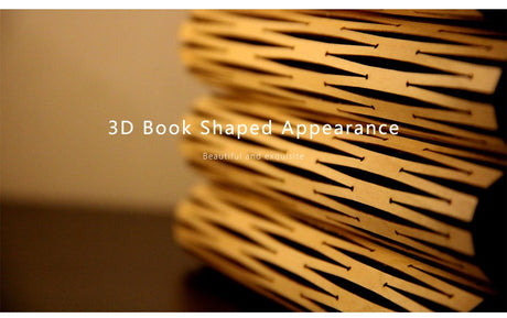 Wooden book lamp Portable USB Rechargeable LED Magnetic 3 color Dimmable Foldable Night Light Desk Lamp Home Decors