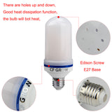 E26 E27 LED Flame Effect Fire Light Bulb SMD2835 Flickering Emulation 1&4 Modes LED Flame Lamp E14 1200K~1400K AC85V~265V