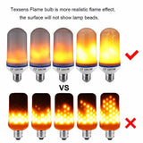 E26 E27 LED Flame Effect Fire Light Bulb SMD2835 Flickering Emulation 1&4 Modes LED Flame Lamp E14 1200K~1400K AC85V~265V