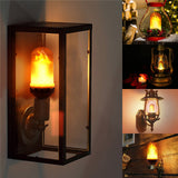 E26 E27 LED Flame Effect Fire Light Bulb SMD2835 Flickering Emulation 1&4 Modes LED Flame Lamp E14 1200K~1400K AC85V~265V