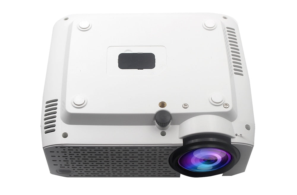 LED Mini Projector D40W,Video Beamer for Home Cinema.1600 Lumens, Support HD, Wireless Sync Display For iPhone/Android Phone