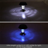 Solar LED Mosquito Repellent Killer Lamp Outdoor Mosquito Pest Fly Bug Insect Zapper Killer Trap Lamp For Garden Yard Lawn