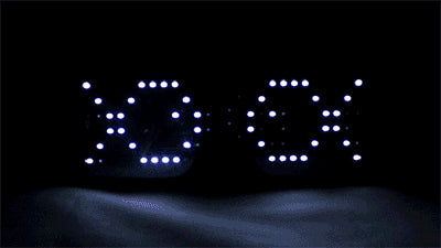 Quick Flash Led Party Glasses USB charge Luminous Glasses Christmas Concert light Toys