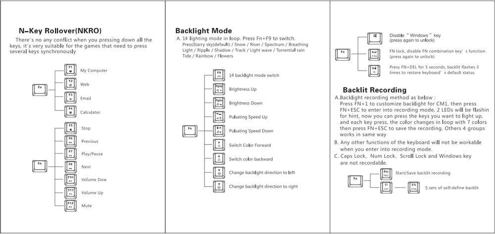 Gaming Mechanical Keyboard Blue Red Switch 87key Anti-ghosting RGB/Mix Backlit LED USB RU/US Wired Keyboard For Gamer PC Laptop