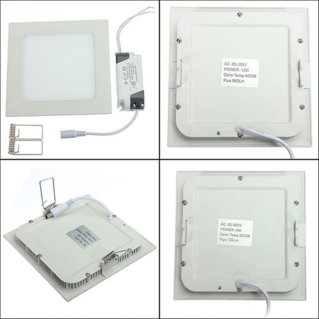 25W Square LED Panel Light Recessed Kitchen Bathroom Ceiling Lamp AC85-265V LED Downlight Warm White/Cool White