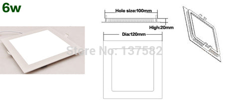 25W Square LED Panel Light Recessed Kitchen Bathroom Ceiling Lamp AC85-265V LED Downlight Warm White/Cool White