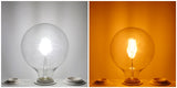 Filament Bulb G80 G95 G125 Big Global light bulb 2W 4W 6W 8W filament bulb E27 clear glass indoor lamp AC220V