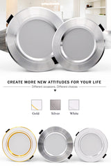 LED Downlight Ceiling 5W  9W 12W 15W 18W Warm white/cold white led light AC 220V 230V 240V