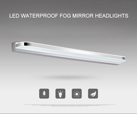 LED Mirror Light 40/50cm 9W/12W AC220-240V Waterproof Modern Cosmetic Acrylic Wall Lamp For Bathroom Light sconce lamp