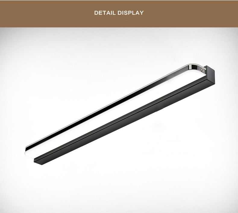 LED Mirror Light 40/50cm 9W/12W AC220-240V Waterproof Modern Cosmetic Acrylic Wall Lamp For Bathroom Light sconce lamp