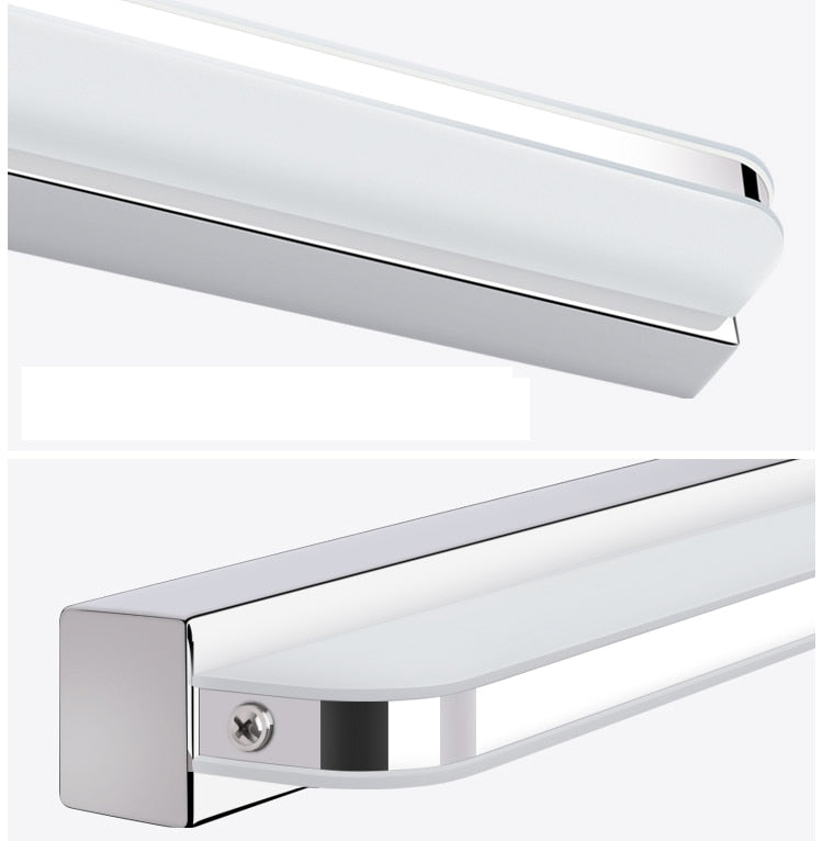 LED Mirror Light 40/50cm 9W/12W AC220-240V Waterproof Modern Cosmetic Acrylic Wall Lamp For Bathroom Light sconce lamp