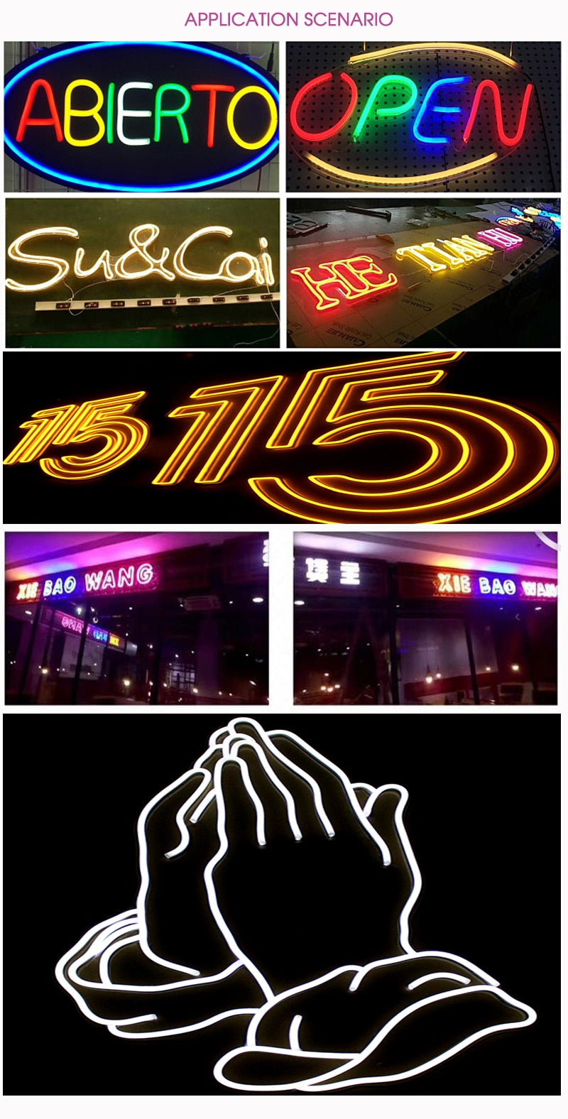 Flexible Led Strip Neon Tape SMD 2835 Soft Rope Bar Light SMD 2835 Silicon Rubber Tube Outdoor Waterproof lighting