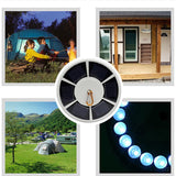 Solar Flag Pole Lights 26 LED Super Bright Weatherproof Auto ON/OFF Night Light for Camping Home Yard Farm Emegency Light