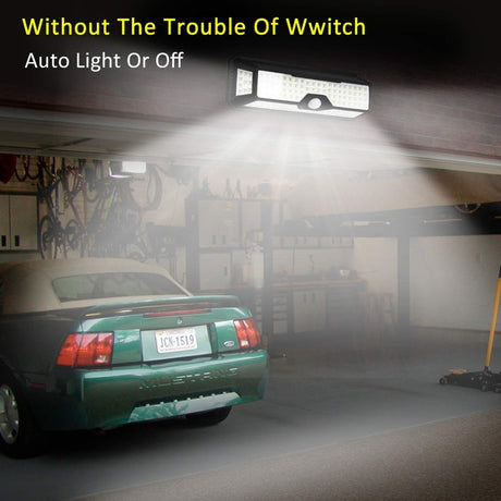 LED Street lights Waterproof Solar Power PIR Motion Sensor Wall light Outdoor lighting Ground Garden Lamp Path Home Yard