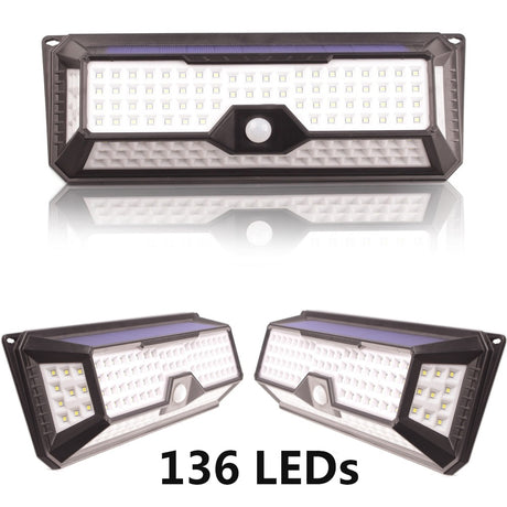 LED Street lights Waterproof Solar Power PIR Motion Sensor Wall light Outdoor lighting Ground Garden Lamp Path Home Yard