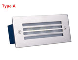 LED Deck Step Light 3x2W Underground Lamp Recessed Stair Paitio Inground Spot Light Floor Garden Landscape Wall Outdoor Lighting