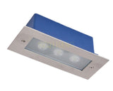 LED Deck Step Light 3x2W Underground Lamp Recessed Stair Paitio Inground Spot Light Floor Garden Landscape Wall Outdoor Lighting