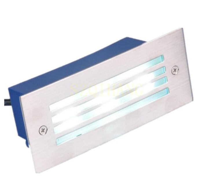 LED Deck Step Light 3x2W Underground Lamp Recessed Stair Paitio Inground Spot Light Floor Garden Landscape Wall Outdoor Lighting