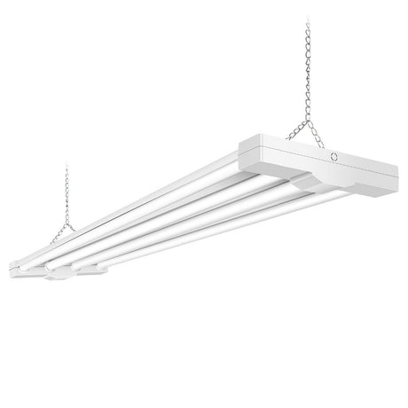 80W LED Utility Shop Lights Low Bay Ceiling Light Fixture Fluorescent Tube Replacement LED Garage Light Linear High Bay Workshop