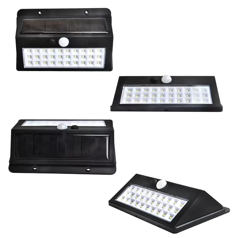 Solar Lamp LED Wall Solar Light Outdoor Security Lighting Nightlight with Motion Sensor Detector for Garden Back Door Step