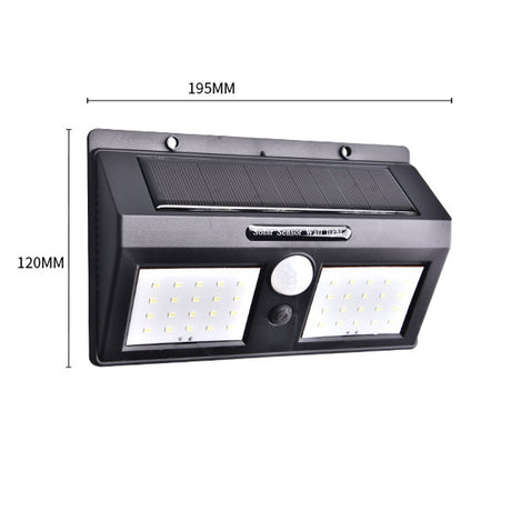 Solar Lamp LED Wall Solar Light Outdoor Security Lighting Nightlight with Motion Sensor Detector for Garden Back Door Step