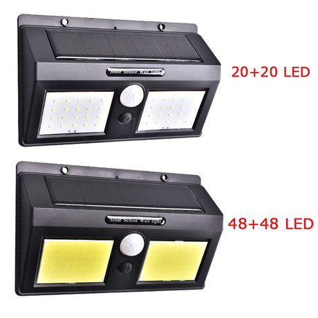 Solar Lamp LED Wall Solar Light Outdoor Security Lighting Nightlight with Motion Sensor Detector for Garden Back Door Step