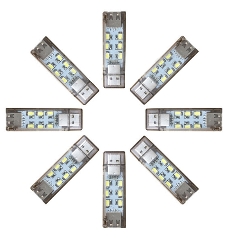 Mini USB LED Night Light 12LEDs 5V Bulb White Lamp for Reading Gadget Notebook Power Bank Computer Laptop night lamp