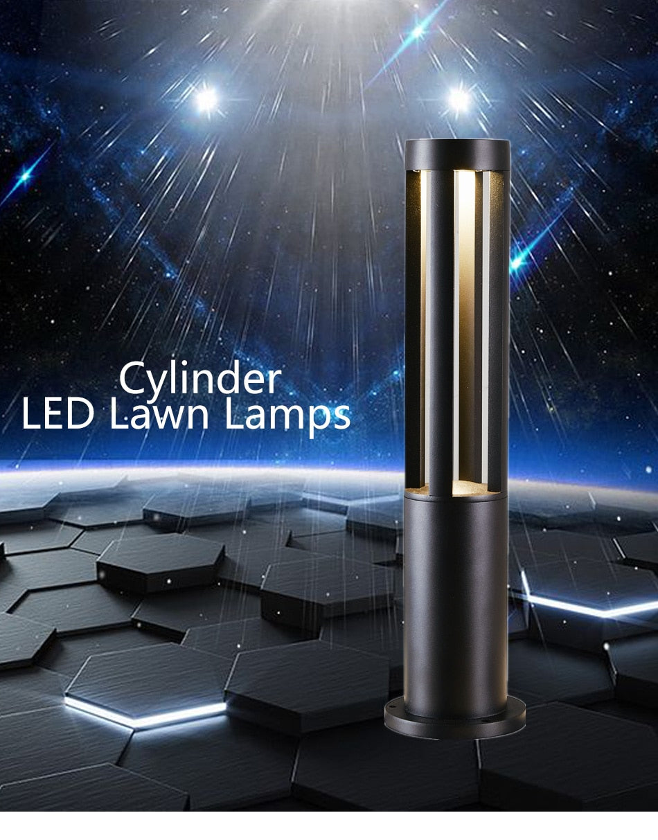 LED Landscape Garden Light Outdoor Waterproof for Lawn Decoration Yard Christmas Pathway Villa Garden Lighting Bollards Lamps