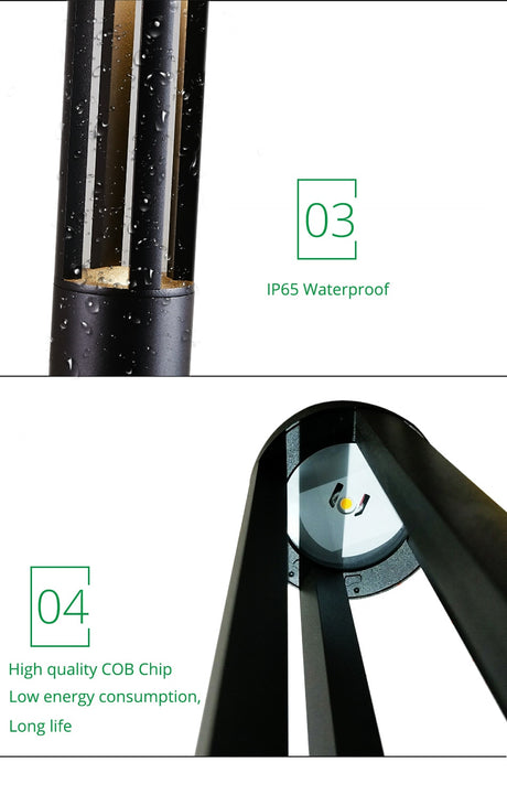 LED Landscape Garden Light Outdoor Waterproof for Lawn Decoration Yard Christmas Pathway Villa Garden Lighting Bollards Lamps