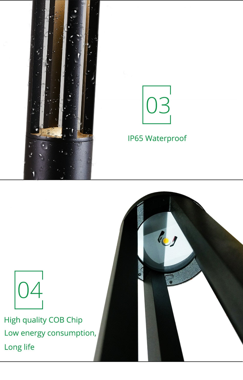 LED Landscape Garden Light Outdoor Waterproof for Lawn Decoration Yard Christmas Pathway Villa Garden Lighting Bollards Lamps