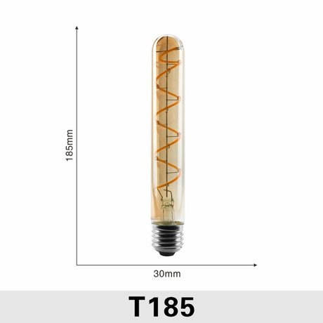 Dimmable Edison Lamp 4W 2200K C35 T45 A60 ST64 G80 G95 G125 Spiral Light LED Filament Bulb Retro Lamp Decorative Lighting