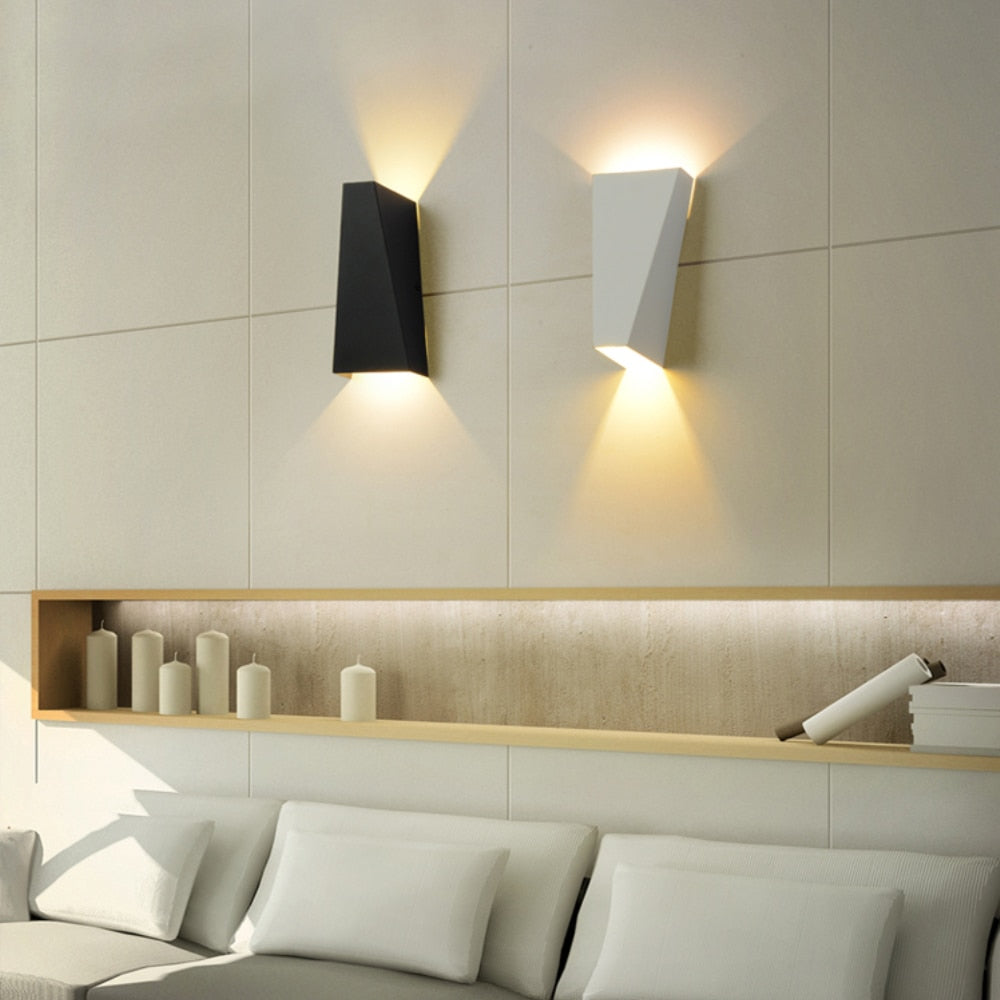 Waterproof Outdoor wall lighting IP65 Modern Indoor Lamps colorful Decorative lighting Porch Garden Lights  Aluminum AC90-260V