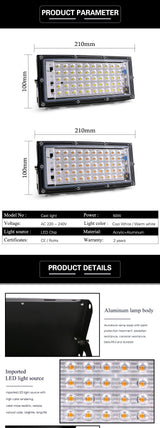 50W perfect power LED Flood Light Floodlight LED street Lamp 220V 240V waterproof Landscape Lighting IP65 led spotlight