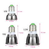 Ultra Bright LED COB Spotlight 6W 9W 12W E26 E27 MR16 GU10 GU5.3 Light Bulb 12V AC 220V 110V Spot light Lamp Warm Cool White