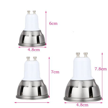 Ultra Bright LED COB Spotlight 6W 9W 12W E26 E27 MR16 GU10 GU5.3 Light Bulb 12V AC 220V 110V Spot light Lamp Warm Cool White