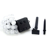 Led Solar Powered Bulbs Led String Lights for Outdoor Lighting Courtyard Street Garden Led Fairy Lights Christmas Garland