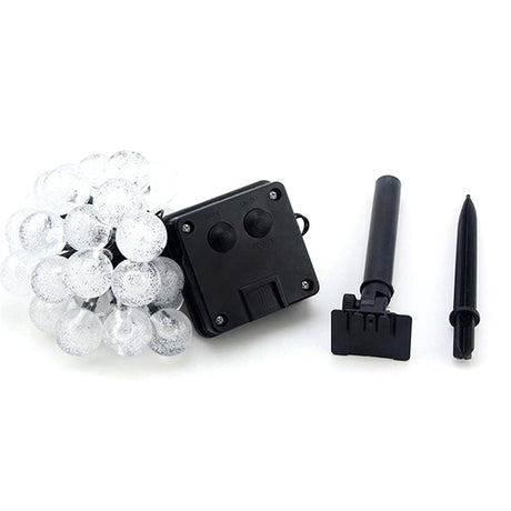 Led Solar Powered Bulbs Led String Lights for Outdoor Lighting Courtyard Street Garden Led Fairy Lights Christmas Garland