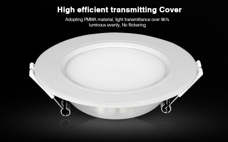 Original Mi Light RGB+CCT Ceiling Downlight AC86-265V 6W 12W 15W Waterproof Remote WiFi Control LED Panel light With LED Driver