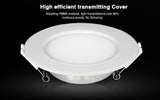 Original Mi Light RGB+CCT Ceiling Downlight AC86-265V 6W 12W 15W Waterproof Remote WiFi Control LED Panel light With LED Driver