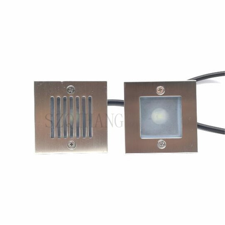 Outdoor Led Step Light IP68 Aluminum Embedded Staircase Corner Lamp Waterproof Recessed Wall Stair Lamp Footlight