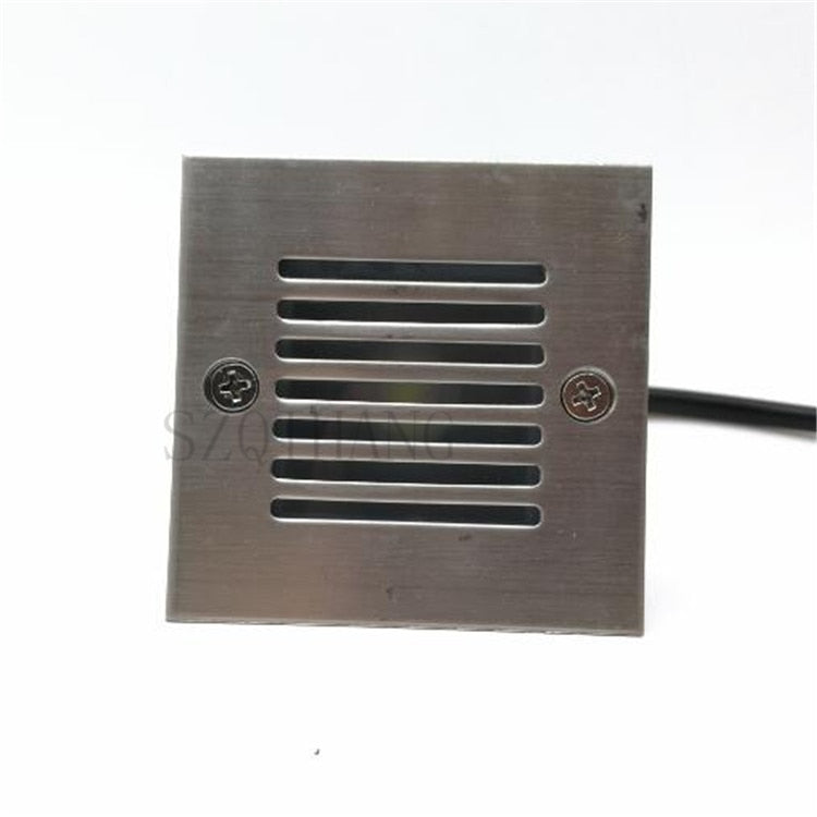 Outdoor Led Step Light IP68 Aluminum Embedded Staircase Corner Lamp Waterproof Recessed Wall Stair Lamp Footlight