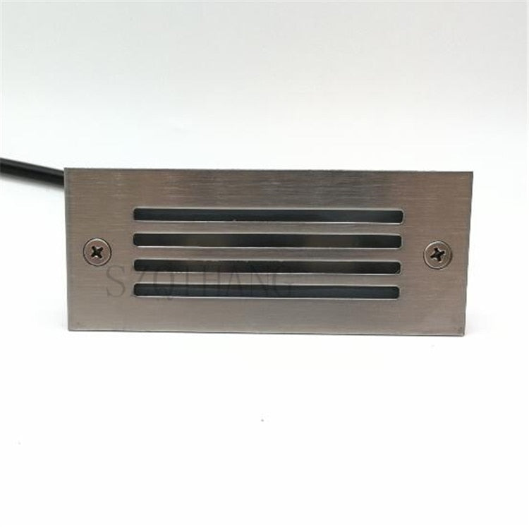Outdoor Led Step Light IP68 Aluminum Embedded Staircase Corner Lamp Waterproof Recessed Wall Stair Lamp Footlight
