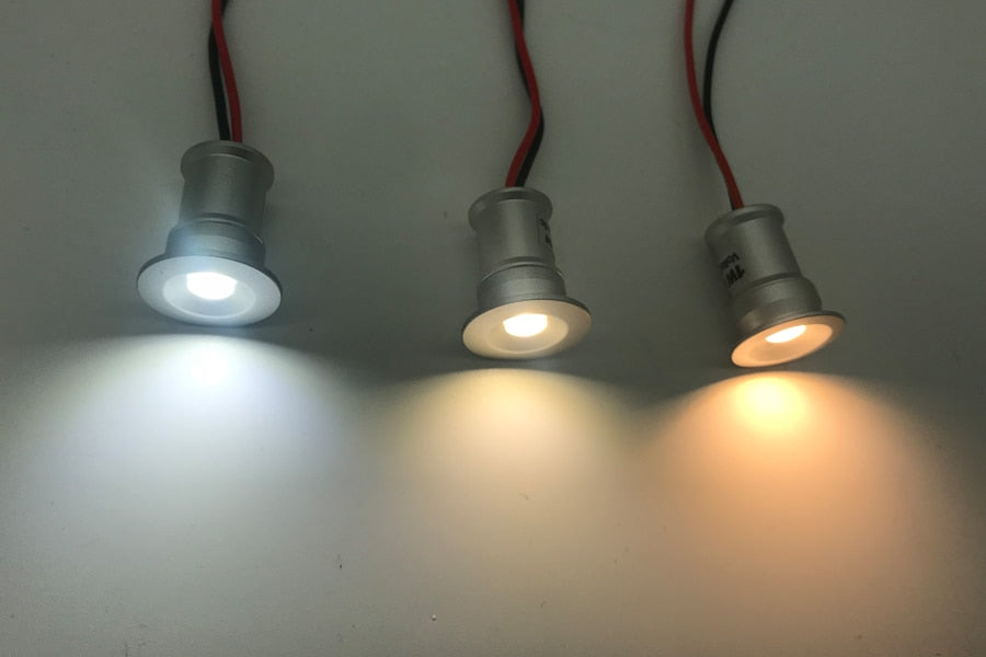 Mini LED Downlight 1W IP65 12V 15mm 25mm Outdoor Garden Bathroom Corridor Ceiling Spot Bulb Light SPA Sauna Lighting Lamp CE