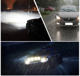 LED 4300K S2 H4 H7 H1 COB LED Headlight Bulbs H11 H13 12V 9005 9006 H3 9004 9007 9012 72W 8000LM Car LED lamp 3000K 8000K 6500K