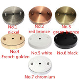 100mm/120mm Ceiling Canopy Wall Sconce Mount LED Base Vintage Pendant Light Lamp Disc Base - LED Lights For Sale : Affordable LED Solutions : Wholesale Prices