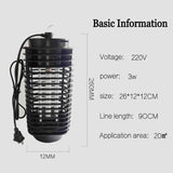 Mosquito Killer LED Electric Bug Zapper Lamp Anti Mosquito Repetiler EU&US Plug Electronic Mosquito Trap Killer